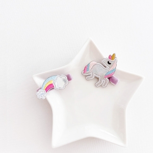 [Preorder] Girl Hair Clip Unicorn Rainbow Set (GHP6229)